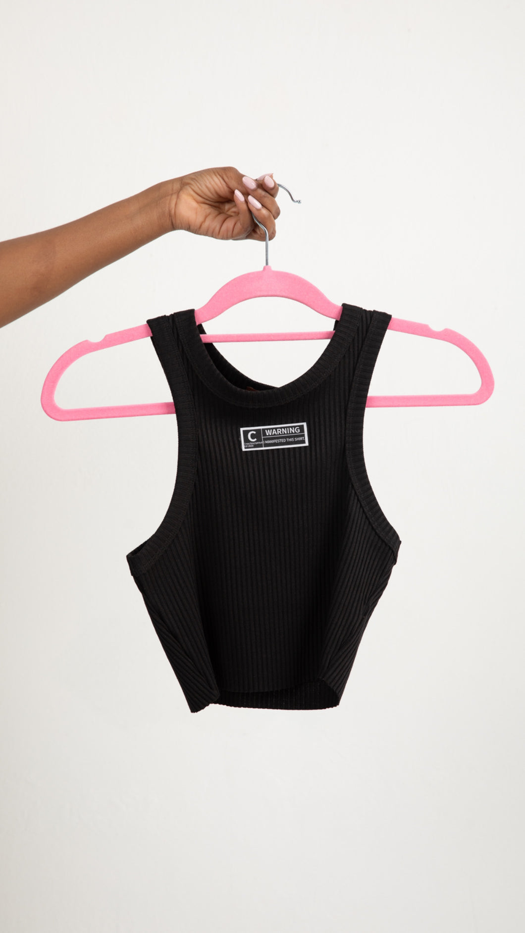 I Manifested This Shirt: Black Tank